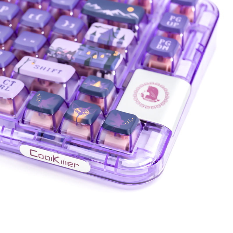 CoolKiller CK75 Mechanical Keyboard Purple Details