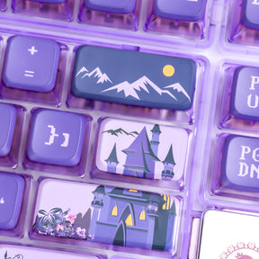 CoolKiller CK75 Purple Mechanical Keyboard Keycaps Details