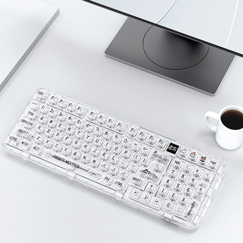 CoolKiller CK98 Transparent Mechanical Keyboard - WhatGeek