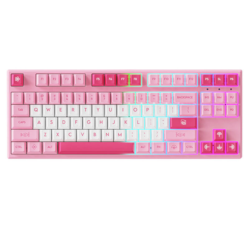 ACGAM 6087 Pink TKL Mechanische Tastatur