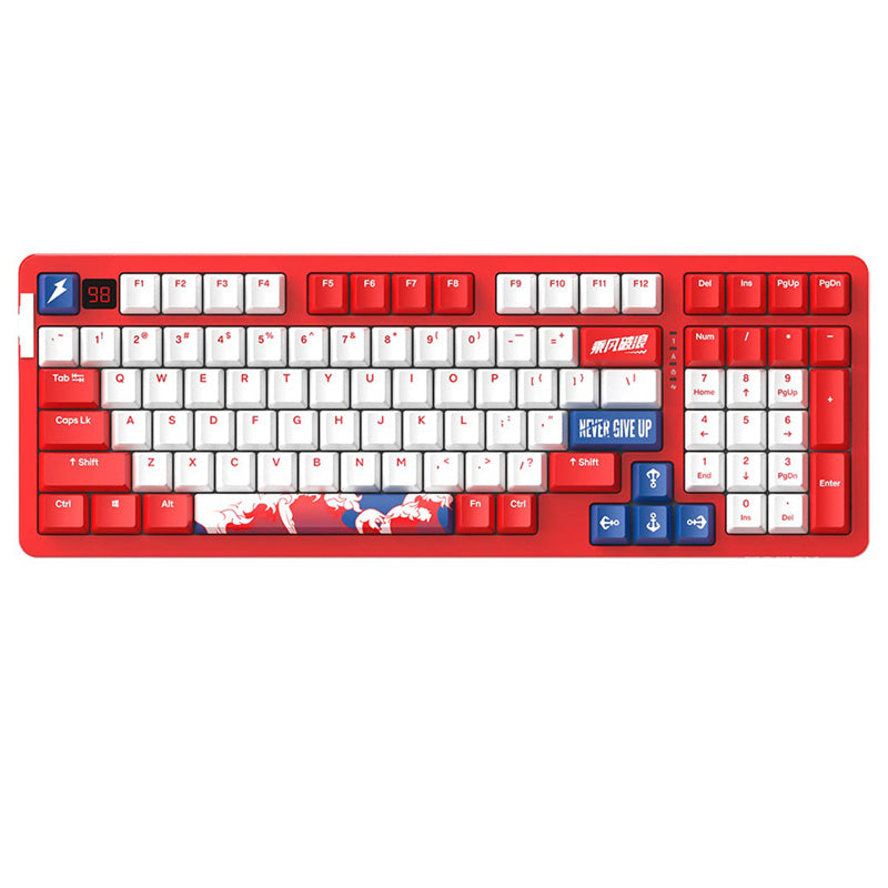 Dareu A98 mechanical keyboard Red color