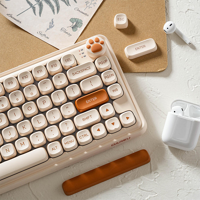Keyboard Cube Design DAREU Z82 Sugar Cube Triple Mode Mechanical Keyboard - WhatGeek
