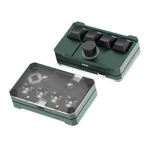DOIO KB04-01 Macro Keyboard 4 Keys + 1 Knob Macro Pad