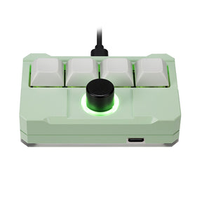 DOIO KB04-01 Macro Tastiera 4 Tasti + 1 Manopola Macro Pad