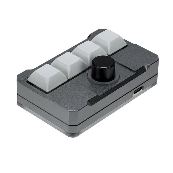 DOIO KB04-01 Macro Keyboard 4 Keys + 1 Knob Macro Pad