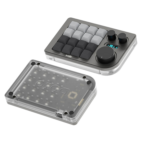 DOIO KB16-01 Macro Clavier 16 Touches + 3 Boutons Macro Pad