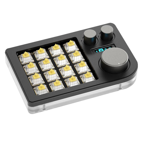 DOIO KB16-01 Macro Clavier 16 Touches + 3 Boutons Macro Pad