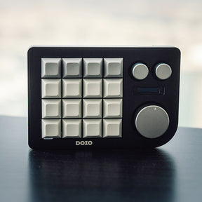 DOIO KB16-01 Macro Keyboard 16 Keys + 3 Knob Macro Pad