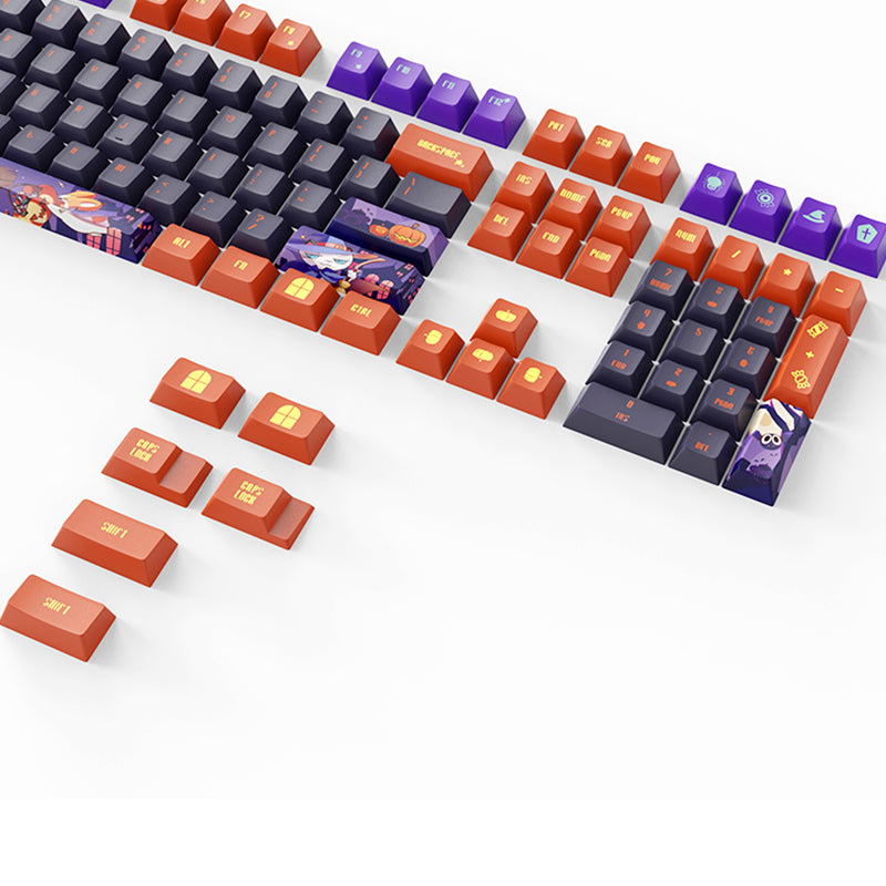 products/HappyHalloweenCherryProfilePBTKeycapSet128Keys_2