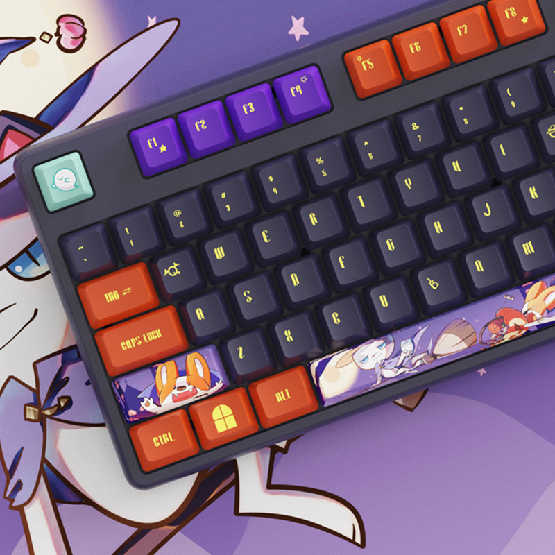 Happy Halloween Cherry Profile PBT Keycap Set 128 Keys