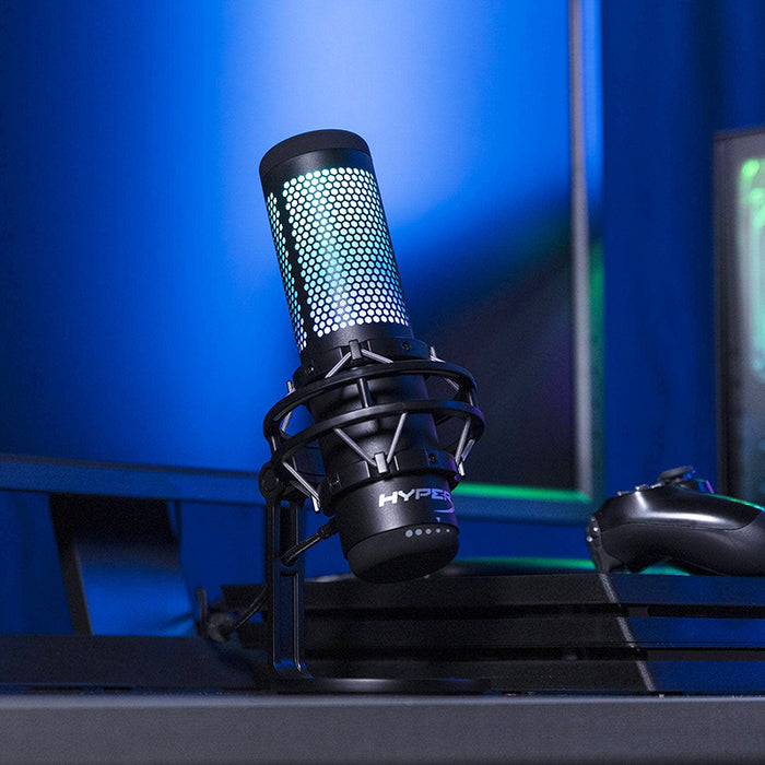 HyperX QuadCast S USB Electret Condenser Microphone WhatGeek