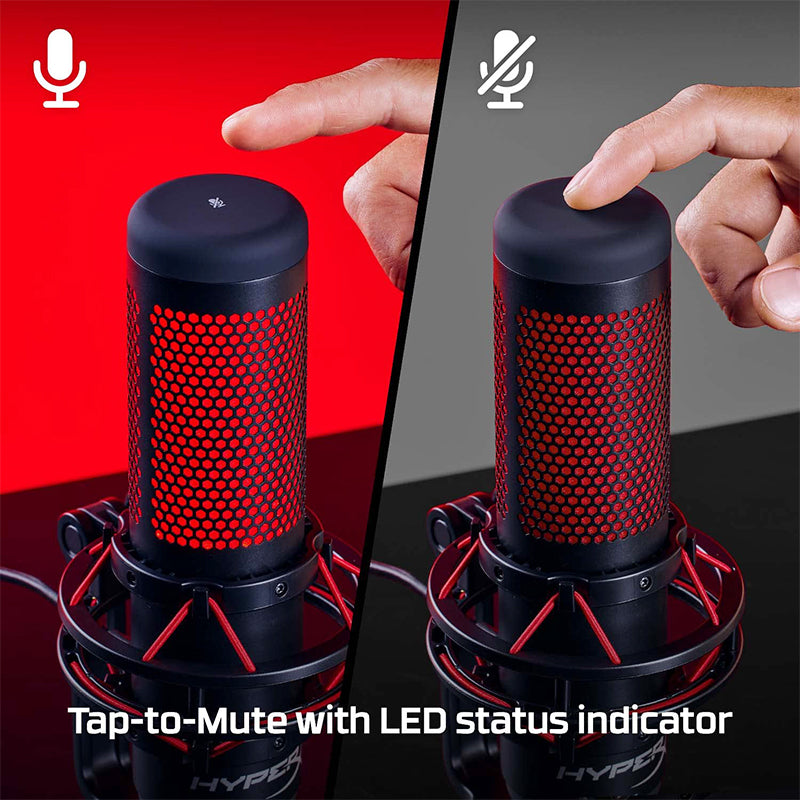 HyperX - QuadCast USB Electret Condenser Microphone - WhatGeek