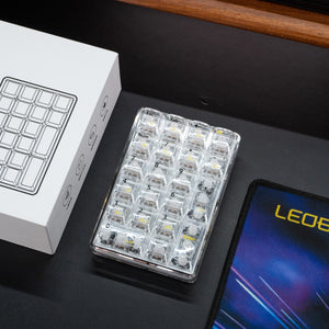 LEOBOG K21 Tastierino numerico wireless trasparente
