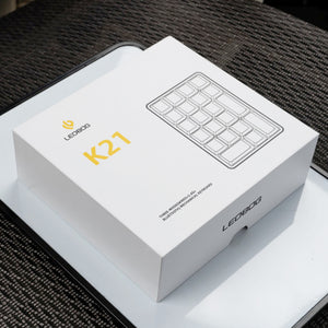 LEOBOG K21 Tastierino numerico wireless trasparente