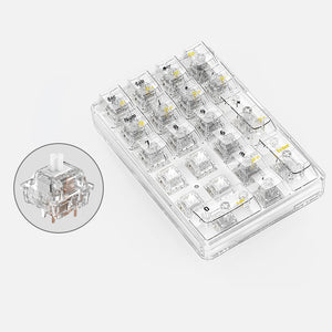 LEOBOG K21 Tastierino numerico wireless trasparente