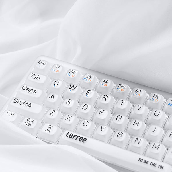 Lofree 1% Dual Mode Transparent Keyboard