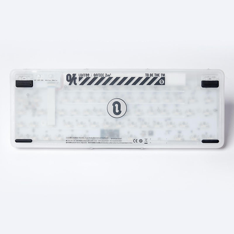 Lofree 1% Dual Mode Transparente Tastatur