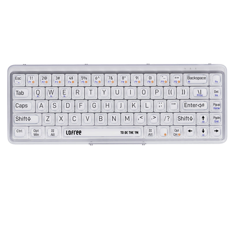 Clavier transparent Lofree 1% double mode