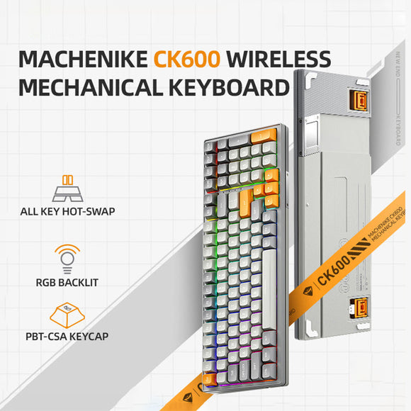 Machenike CK600 kabellose mechanische Tastatur