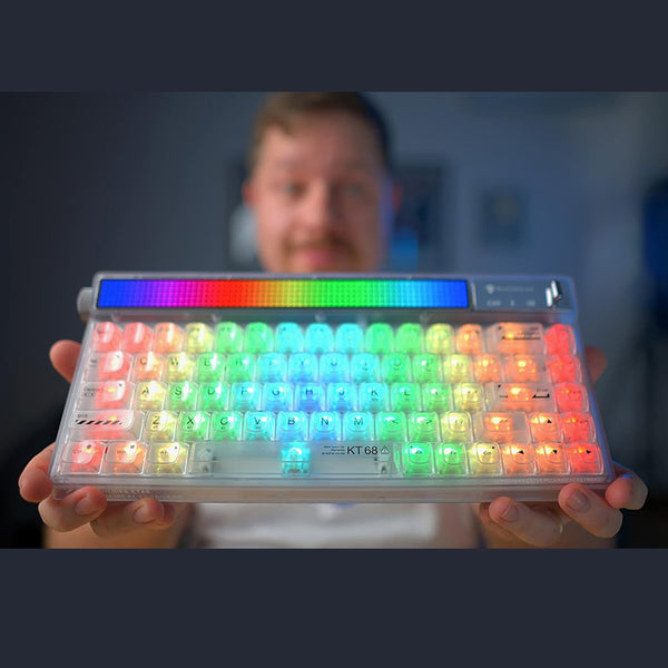 MACHENIKE KT68 Smart Screen Hot-Swap Mechanical Keyboard - WhatGeek