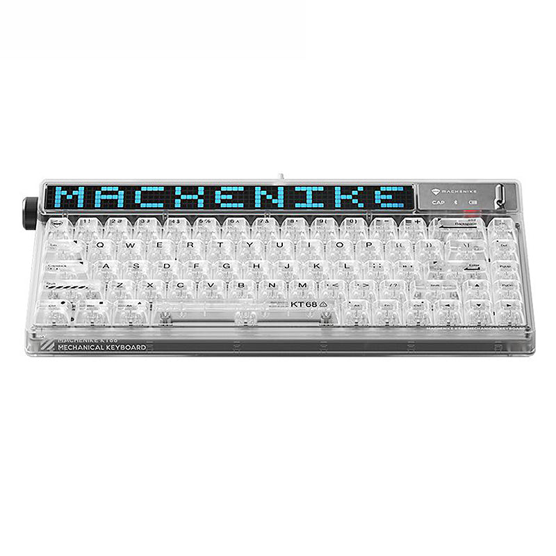 Machenike KT68 Smart Screen Hot-Swap Mechanical Keyboard - WhatGeek