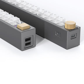 MXRSKEY WINGMAN XII Kabelgebundene mechanische Tastatur mit USB-Erweiterungsanschluss