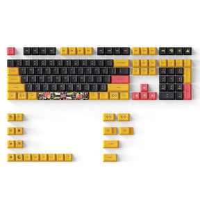ACGAM Memphis Cherry Profile PBT Keycap Set 128 Keys