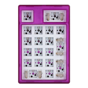 NextTime NT19 Numpad 19 20% 3 Mode Gasket DIY Kit purple