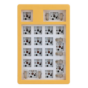 NextTime NT19 Numpad 19 20% 3 Mode Gasket DIY Kit yellow