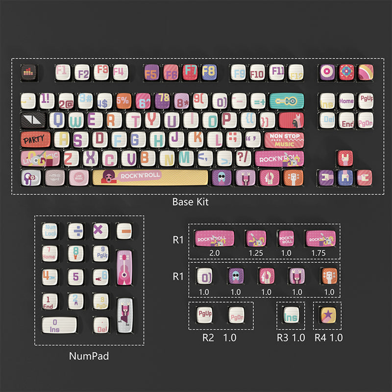 PIIFOX Unbounded Pudding ASA Profile Keycap Set - Thumbnail 5