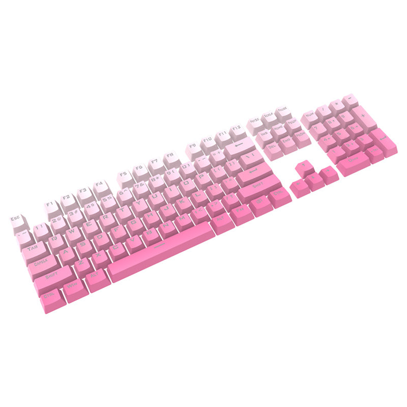 104 Keys Gradient Pink Keycaps