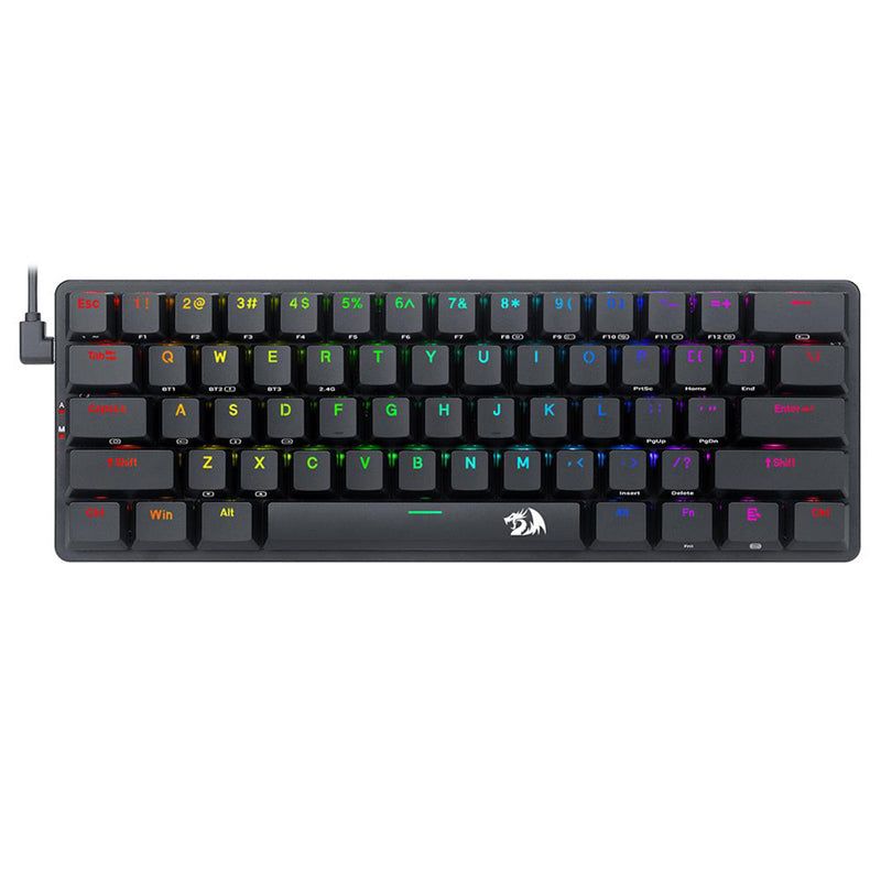 Redragon K615P-KBS Elise Pro Teclado mecánico ultrafino de perfil bajo de 3 modos