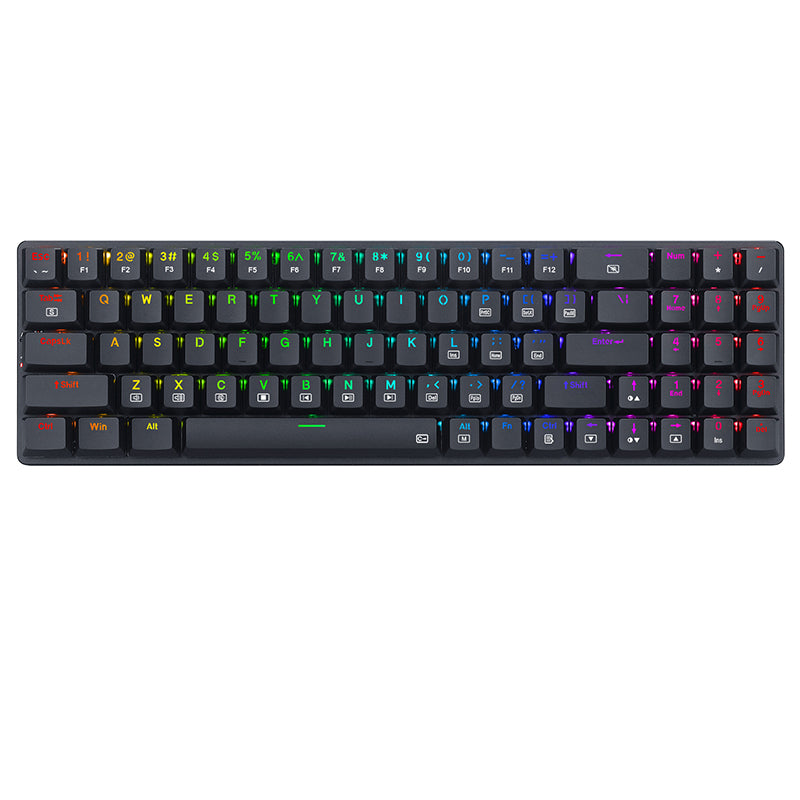 Redragon K626P-KB Ashe Teclado mecánico con cable de bajo perfil