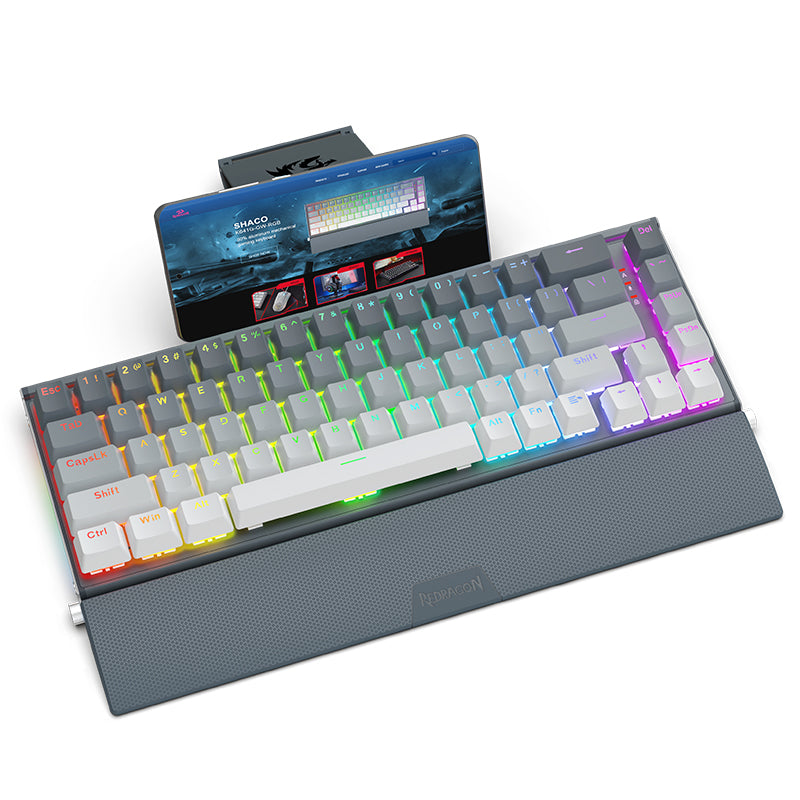 Redragon K641B-BW-RGB Caja de aluminio Teclado mecánico