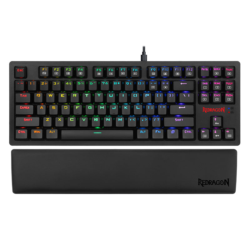 80% 87Key Redragon P036 Meteor M Keyboard Wrist Rest Pad