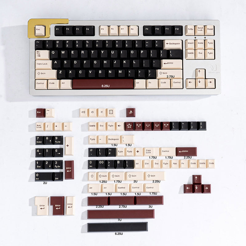 ACGAM Rome Cherry Profile ANSI/ISO Keycap Set 173 Keys