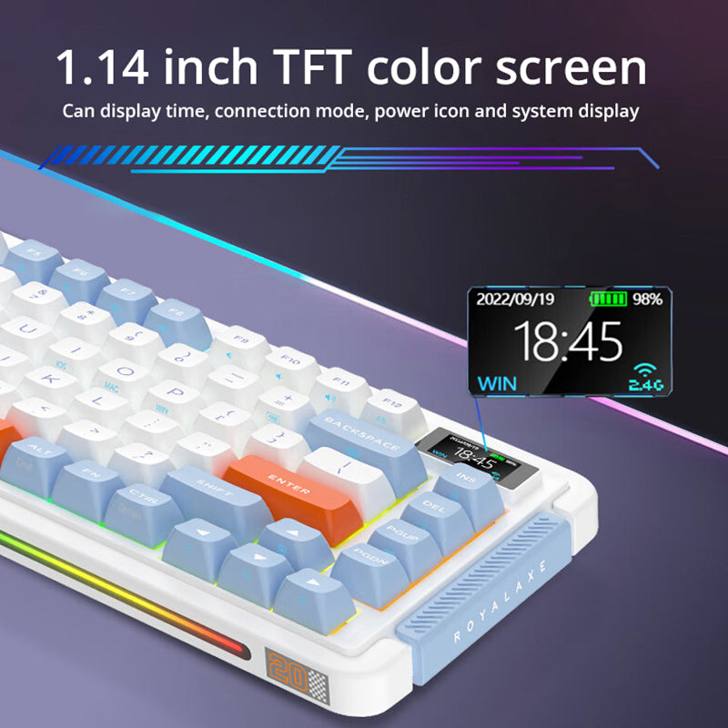 RoyalAxe L75 keyboartd tft color screen