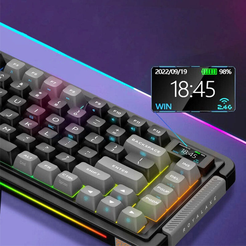 RoyalAxe L75 keyboard TFT screen