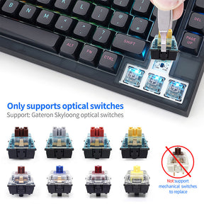 SKYLOONG GK75 ISO Layout Wired Mechanical Keyboard