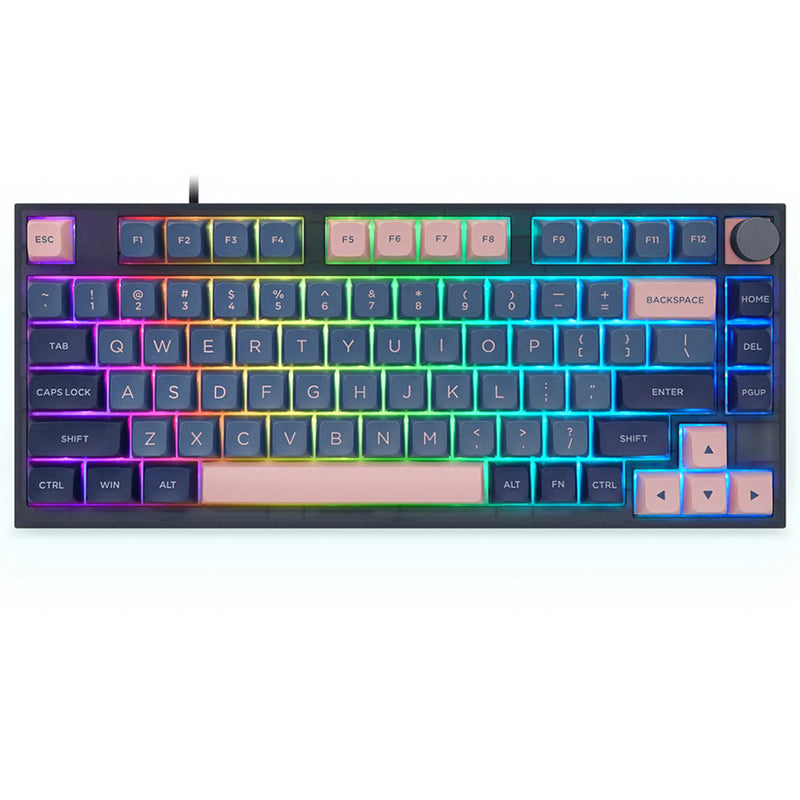 Tastiera meccanica SKYLOONG GK75 RGB con interruttori meccanici Glacier