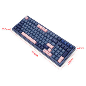 SKYLOONG GK980 mit 4 Knöpfen und 3-Modus-Mechanische Tastatur