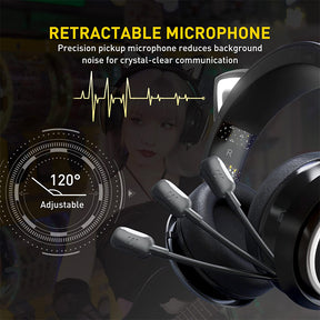 SOMIC GS510 RGB Cat Ear Headset 3.5mm Wired