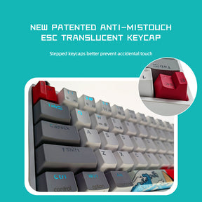 SKYLOONG GK61 ホワイト メカニカル キーボード
