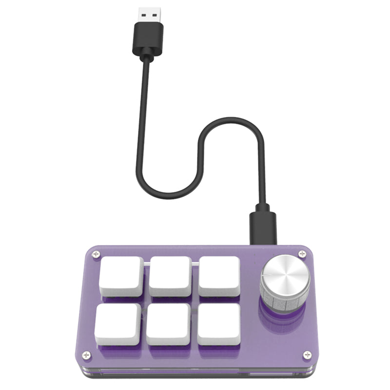 6 key with knob custom keyboard