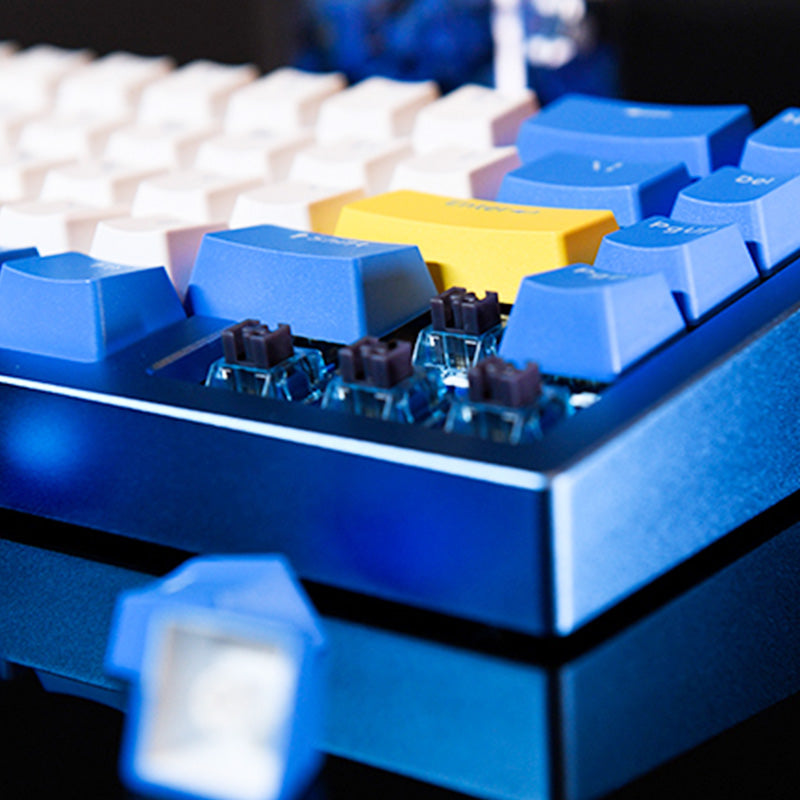 Ajazz AC067 Mountain Blue Gasket Mechanical Keyboard hot-swappable