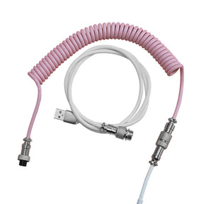 purple Ajazz AL60 Coiled Aviator Cable