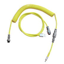 yellow Ajazz AL60 Coiled Aviator Cable details