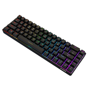 Ajazz K685T 65% Mechanical Keyboard black rgb show
