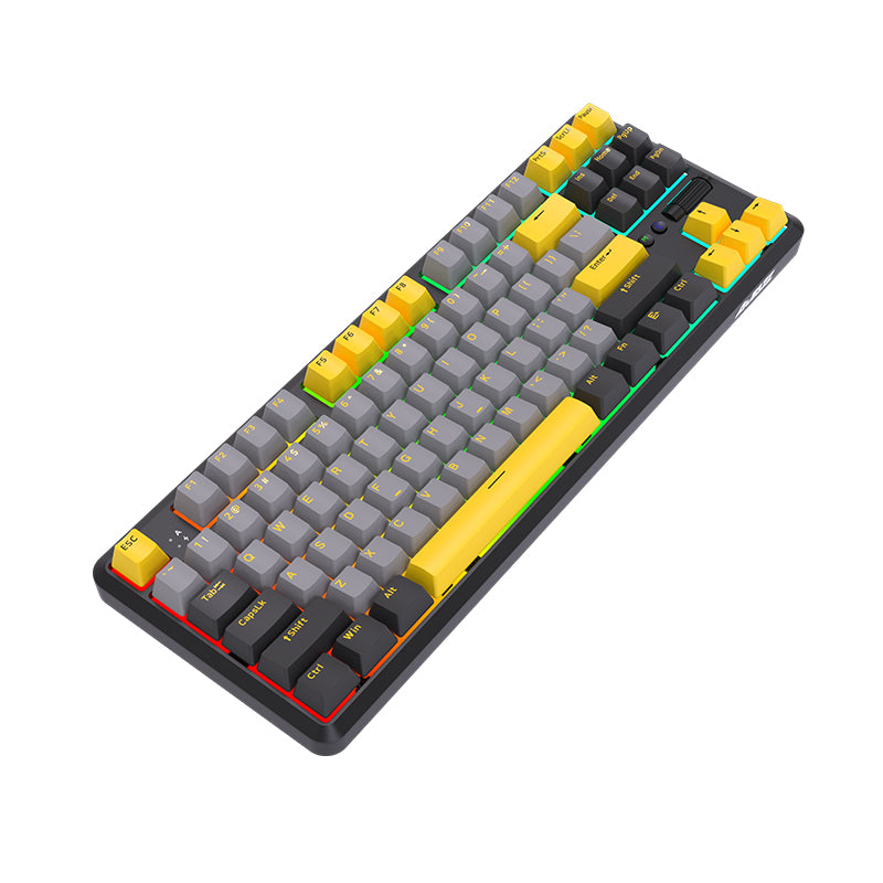 Ajazz K870T Pro Mechanical Keyboard show