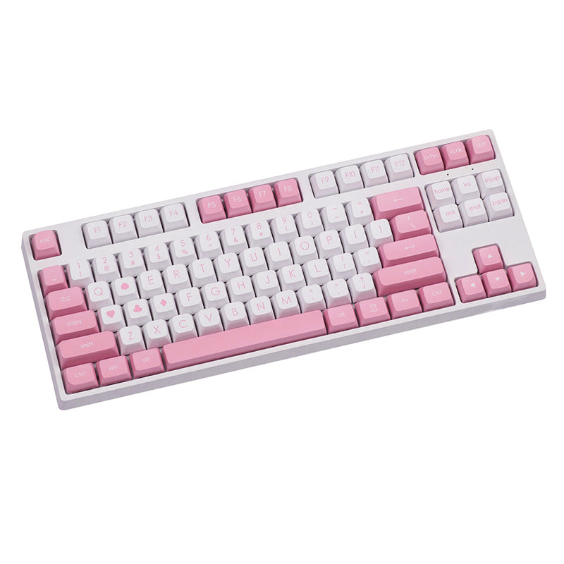 Ajazz Kitty Keycap Set 129 Keys JSA Profile PBT Doubleshot - Whatgeek